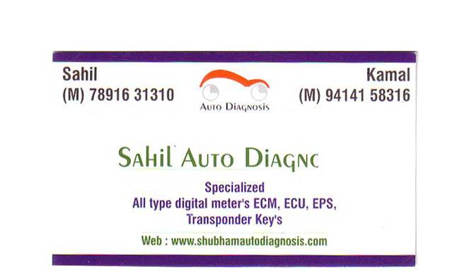 Sahil Auto Diagnosis